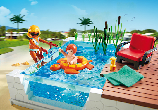 Playmobil Stadtleben Luxuriöser Pool für 4-10 Jahre