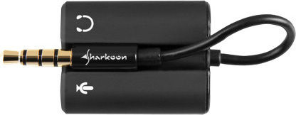 Sharkoon PMP35 Μετατροπέας 3.5mm male σε 3.5mm female 1τμχ