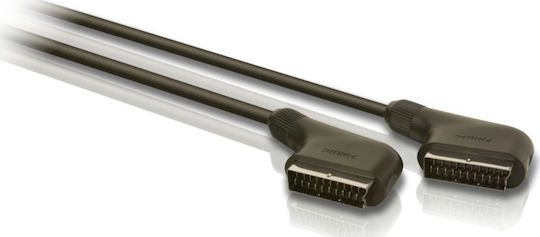 Philips Καλώδιο Scart мъжки - Scart мъжки 1.5м Черен SWV2540W/10