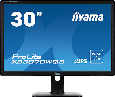 Iiyama XB3070WQS-B1 IPS Monitor 30" QHD 2560x1600 με Χρόνο Απόκρισης 5ms GTG
