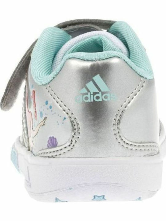 Disney Princess Παιδικά Sneakers με Σκρατς Ασημί