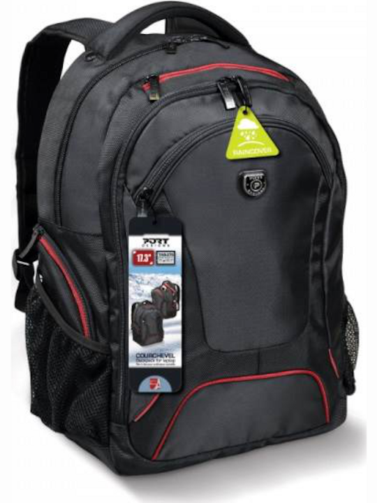 Port Designs Courchevel Waterproof Backpack Backpack for 17.3" Laptop Black