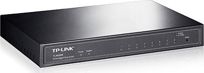 TP-LINK TL-SG2008 v1 Managed L2 PoE+ Switch με 8 Θύρες Gigabit (1Gbps) Ethernet