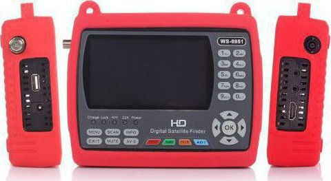 Satlink Electronical Signal Level Meter DVB-S / DVB-S2 with Screen 4.3" WS-6951