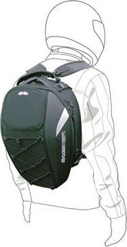 Bagster 4899V Σάκος Ουράς Μοτοσυκλέτας 23lt σε Μαύρο Χρώμα