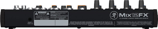 Mackie Mix12FX 4 XLR Inputs