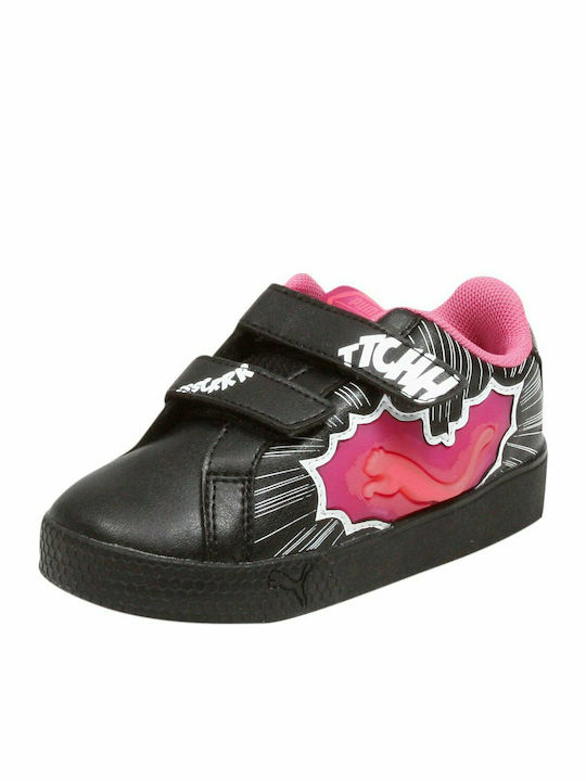 Puma Kids Sneakers with Straps & Lights Black