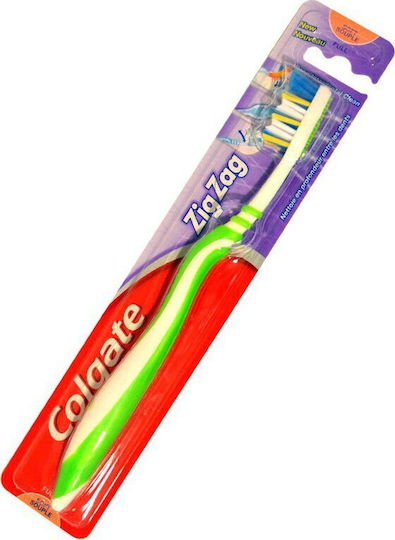 Colgate Zig Zag Οδοντόβουρτσα Medium Πράσινο