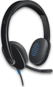 Logitech H540 On Ear Multimedia Ακουστικά με μικροφωνο και σύνδεση USB