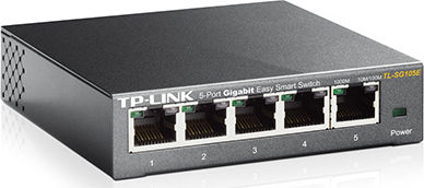 TP-LINK TL-SG105E Unmanaged L2 Switch with 5 Gigabit (1Gbps) Ethernet Ports