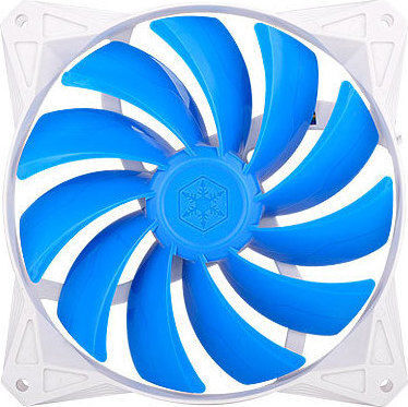 Silverstone FQ122 Case Fan 120mm (1500rpm / 63.8cfm) Χωρίς Led Φωτισμό και Σύνδεση 4-Pin PWM Λευκό