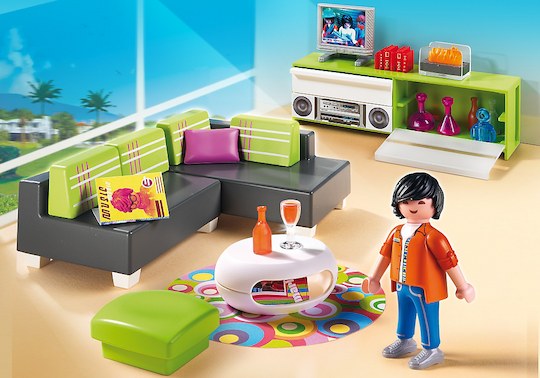 Playmobil City Life Modern Living Room for 4-10 years old