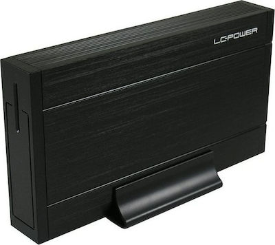 LC-Power Hard Drive Case 3.5" SATA III with connection USB 3.0 in Schwarz color