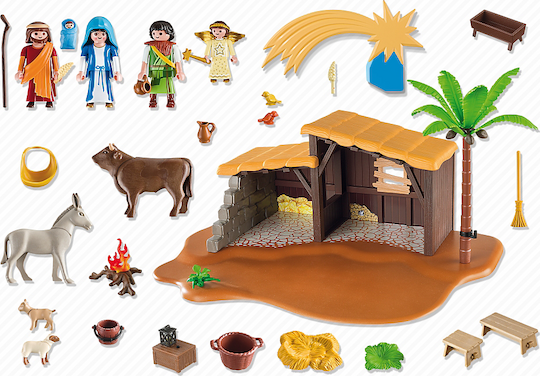 Playmobil Christmas Μεγάλη Φάτνη για 4-10 ετών