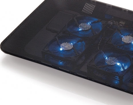 Conceptronic Cooling Pad για Laptop έως 17.3" με 4 Ανεμιστήρες και Φωτισμό (CNBCOOLPADL4F)