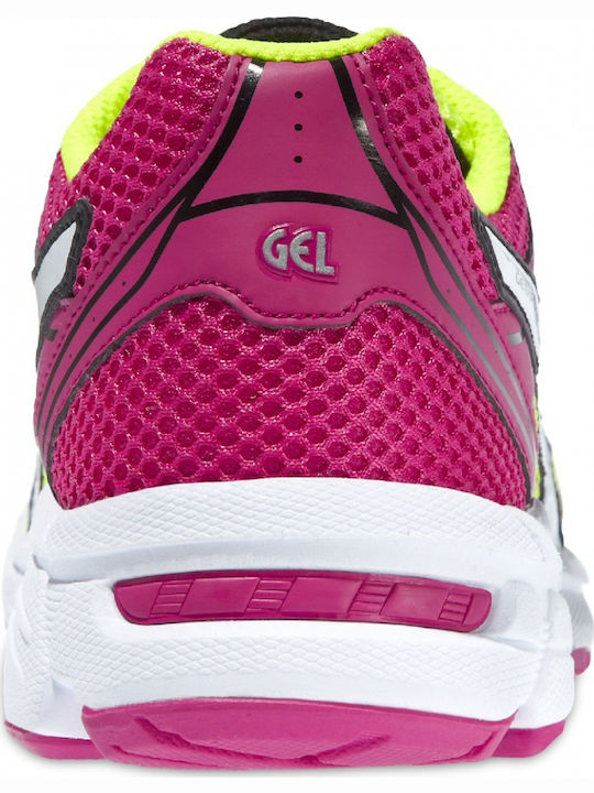 GEL PULSE 6 Kids Sports Shoes Running with Laces Yellow