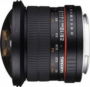 Samyang Full Frame Φωτογραφικός Φακός 12mm f/2.8 ED AS NCS (AE) Fisheye για Nikon F Mount Μαύρος