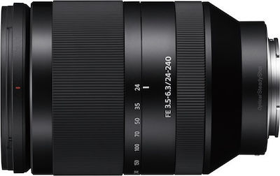Sony Full Frame Camera Lens FE 24-240mm F3.5-6.3 OSS Standard Zoom / Tele Zoom / Wide Angle Zoom for Sony E Mount Black