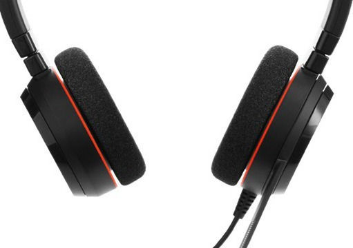 Jabra Evolve 20 On Ear Multimedia Ακουστικά με μικρόφωνο και σύνδεση USB-A