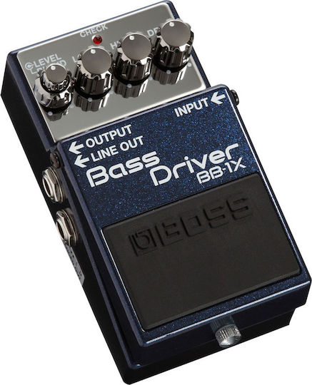 Boss BB-1X BB-1X Педал Ефект Overdrive Електрически бас