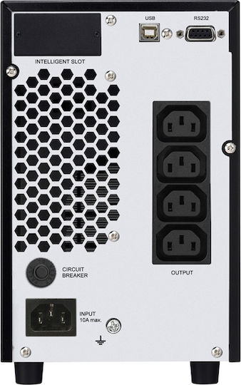 Powerwalker VFI 2000C LCD UPS On-Line 2000VA 1600W with 4 IEC Power Plugs