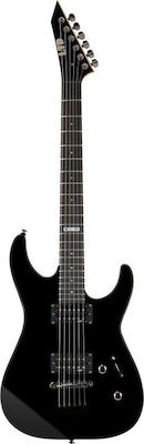 ESP Electric Guitar LTD M-10 with HH Pickups Layout, Rosewood Fretboard in Black