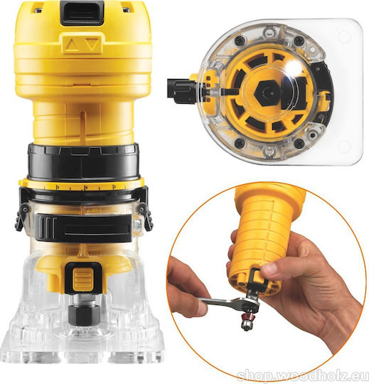 DEWALT DWE6005 Κουρευτικό Περιθωρίων 590W με Ρύθμιση Ταχύτητας