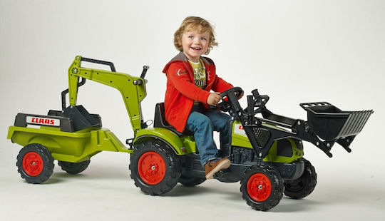 Kinder Bagger Claas Arion 410 Fuß zu Boden mit Pedal Grün