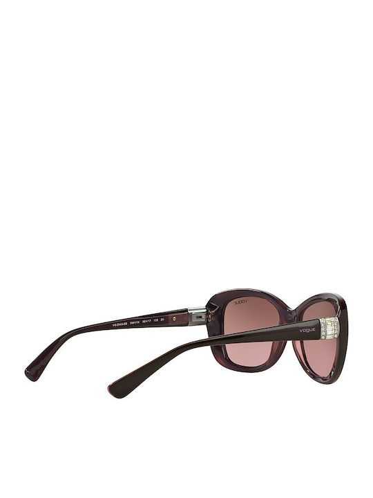 Vogue Women's Sunglasses with Burgundy Plastic Frame and Brown Gradient Lens VO2943SB 1941/14