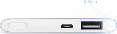 Xiaomi Mi Power Bank 5000mAh mit USB-A Anschluss Silber