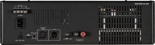 Inter-M PA-6336 Commercial Power Amplifier Mono 360W/4Ω 360W/8Ω 360W/100V with Cooling System Black