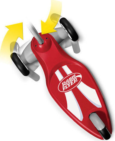 Radio Flyer Scuter Copii My First Scooter Sport 3 Roți Pentru 3-6 Ani Roșu