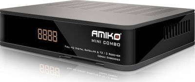 Amiko Satellite Decoder Full HD (1080p) DVB-T2 / DVB-S / DVB-S2 / DVB-C Receiver PVR Functionality