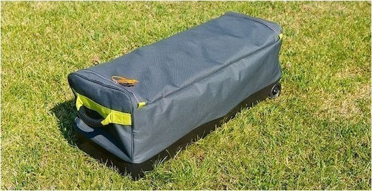 Coleman Octagon 8 Camping Tent Cabin Orange with Double Cloth 3 Seasons for 8 People 396x396x208cm
