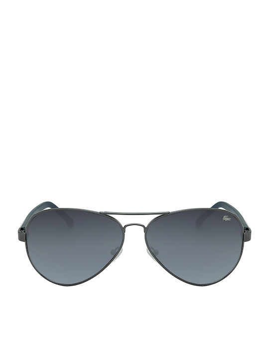 Lacoste Unisex Sunglasses with Gray Frame and Black Lens L163S-035