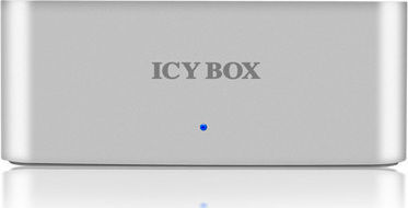 Icy Box Dockingstation Festplatten SATA 2.5" / 3.5" mit USB 3.0 Verbindung (IB-111StU3-Wh)