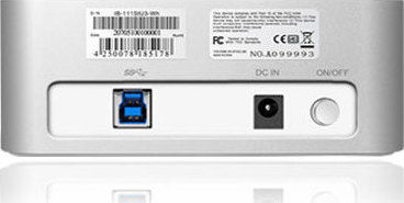 Icy Box Dockingstation Festplatten SATA 2.5" / 3.5" mit USB 3.0 Verbindung (IB-111StU3-Wh)