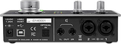 Audient iD14 Verbindung USB an PC