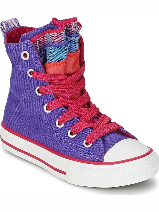 Converse Kids Sneakers High Chuck Taylor Party Purple