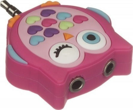MyDoodles Convertor 3.5mm masculin în 2.5mm feminin Roz 1buc DDSPLOWL