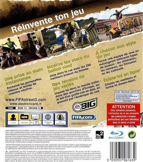 FIFA Street 3 PS3 Spiel
