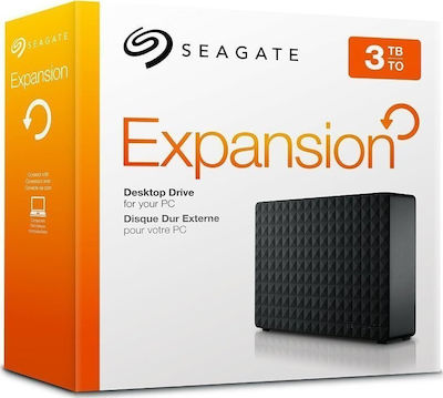 Seagate Expansion Desktop USB 3.0 Εξωτερικός HDD 3TB 3.5" Μαύρο