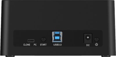 Orico Docking Station pentru 2 Hard Disk-uri SATA 2.5" / 3.5" cu conectivitate USB 3.0 (ORI-6629US3-C-BK)