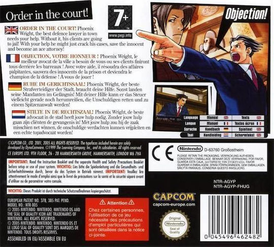 Phoenix Wright Ace Attorney DS