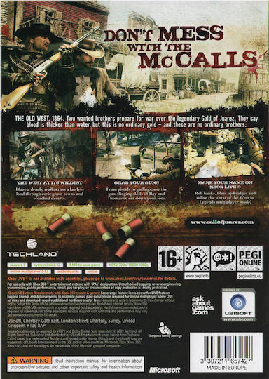 Call of Juarez Bound in Blood Joc Xbox 360