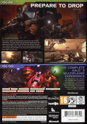 Halo 3 ODST Xbox 360 Spiel