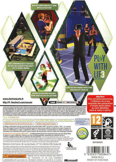 The Sims 3 Edition Xbox 360 Game
