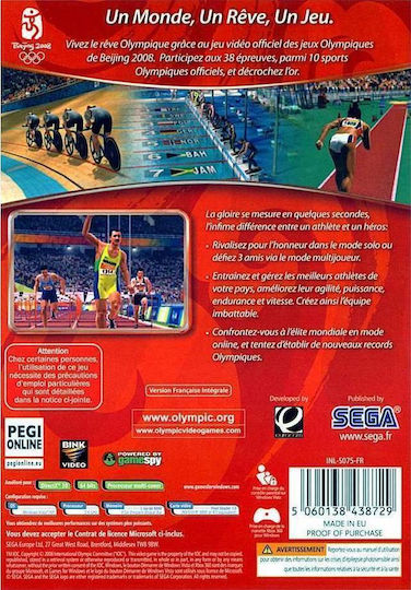 Beijing 2008 - The Official Video Game of the Olym PC Game