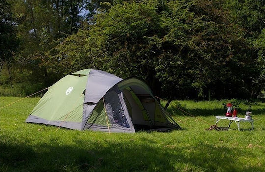 Coleman Darwin 2 Plus Σκηνή Camping Τούνελ Ορειβασίας Πράσινη 4 Εποχών για 2 Άτομα Αδιάβροχη 3000mm 320x160x120εκ.