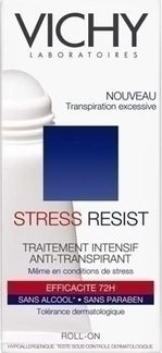 Vichy Stress Resist Anti-perspirant Treatment για Υπερβολική Εφίδρωση Αποσμητικό 72h σε Roll-On 30ml